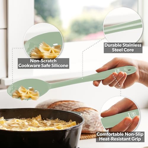 DI ORO Silicone Cooking Spoons