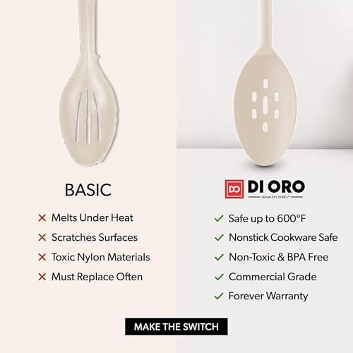 DI ORO Silicone Cooking Spoons