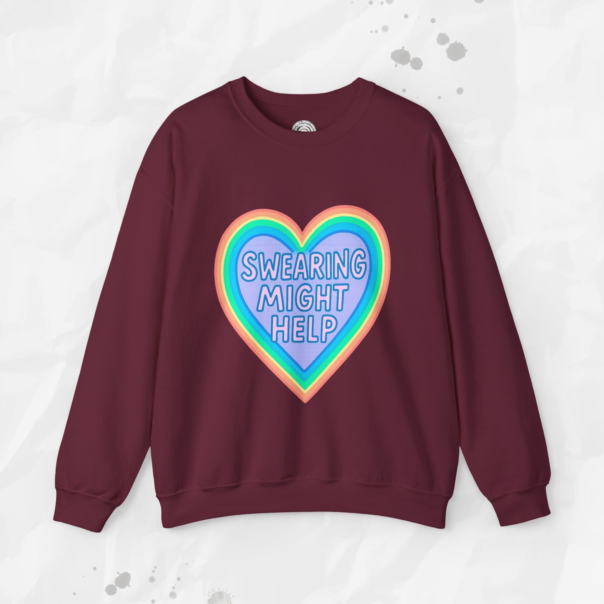 Swearing Might Help – Crewneck Sweatshirt