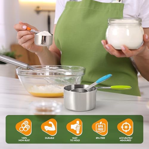 HOTEC 10-Pack Measuring Cups & Spoons Set