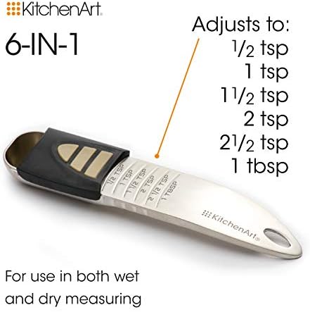 KitchenArt Professional Series Tablespoon, Champagne Satin Measuring Spoon