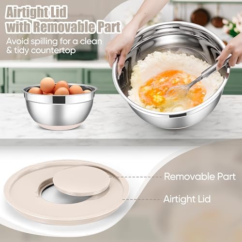 E-far Stainless Steel Mixing Bowls