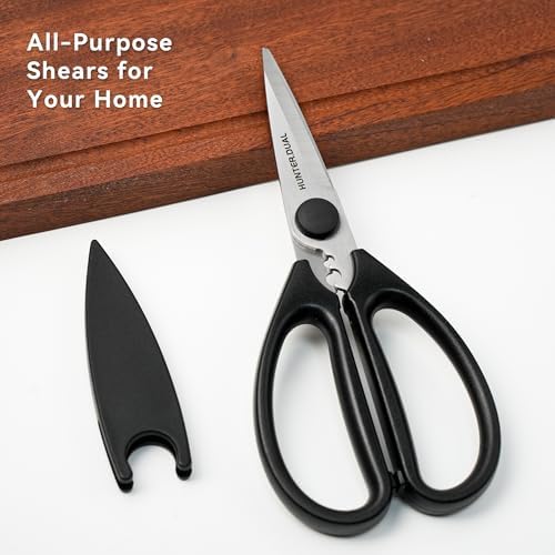 Kitchen Scissors for Food, HUNTER.DUAL Heavy Duty Come Apart Poultry Shears for