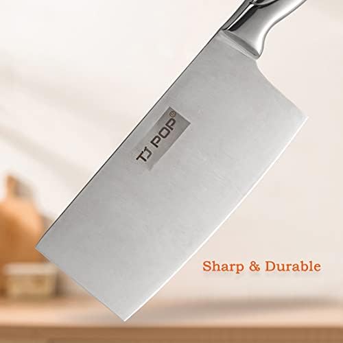Vegetable Cleaver Knife 6.8 Inch, Ultra Sharp Chinese Chef's Knives, Full-tang