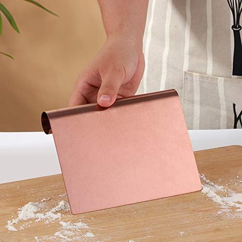 Stainless Steel Multifunctional Flour Scraper Mirror Polished Cake & Pizza