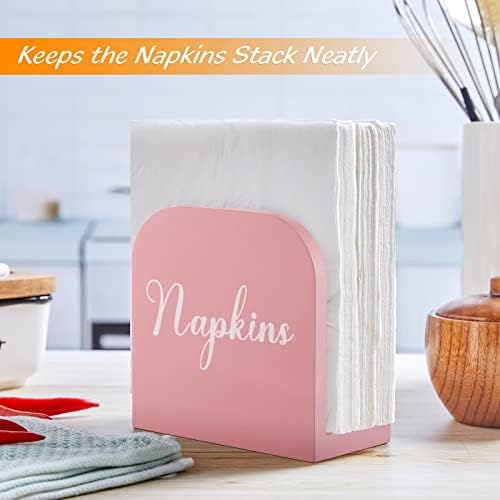 ALELION Pink Napkin Holder for Table