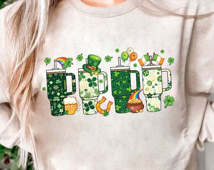 PRE-ORDER St. Patty Stanley Cups DTF