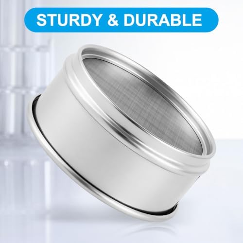 200 Mesh Lab Sieves 4" Diameter 304 Stainless Steel Wire Cloth Test Sieve
