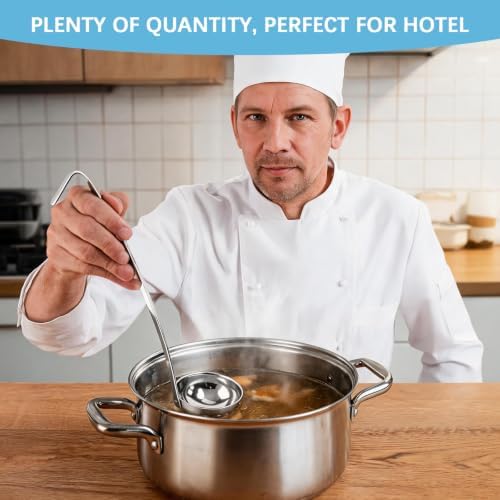12 Pieces Stainless Steel Soup Ladle Sturdy Soup Ladle