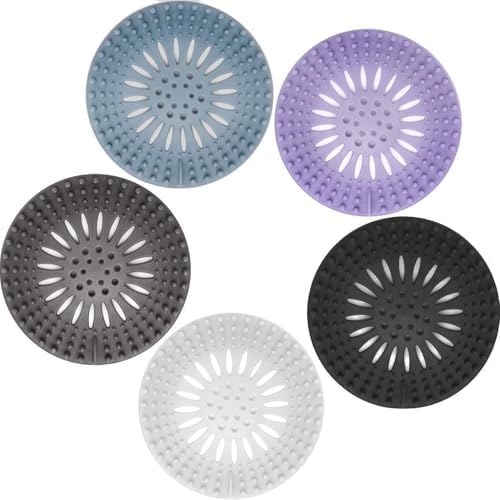 Gotega 5 Pack Bathroom Sink Drain Strainers, Hair Catcher