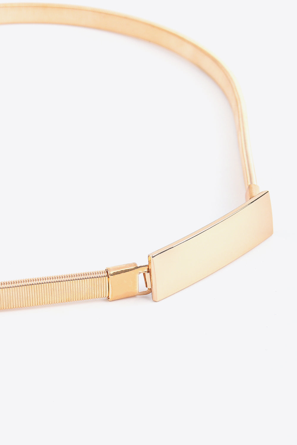 Elastic Iron Skinny Belt | Modern Buckle Design
