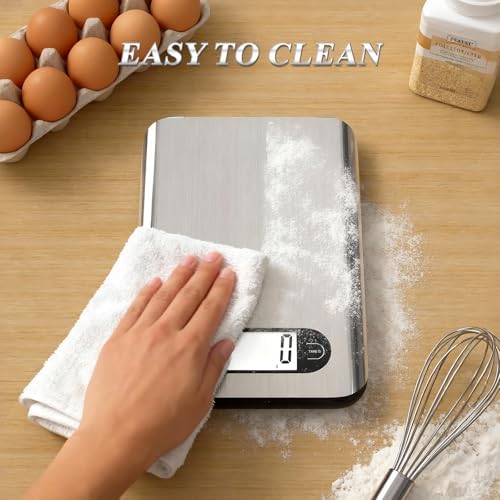 Digital Kitchen Scale, 17 Pounds Capacity Food Scale