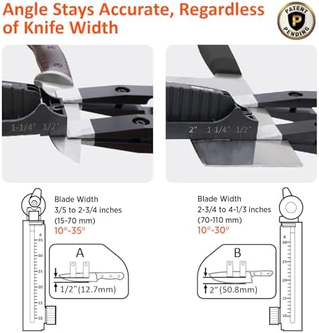 SHARPAL 202H Precision Knife Sharpening System, Adjustable Angle 10–35°