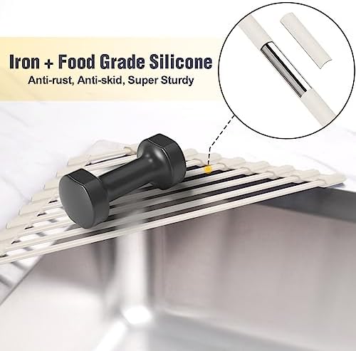 Tomorotec Triangle Roll Up Dish Drying Rack