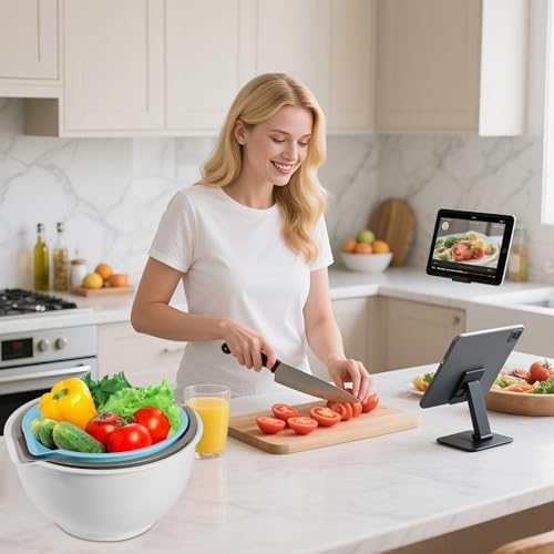 3pcs Mixing Bowls with Pour Spout-Nesting Design Saves Space