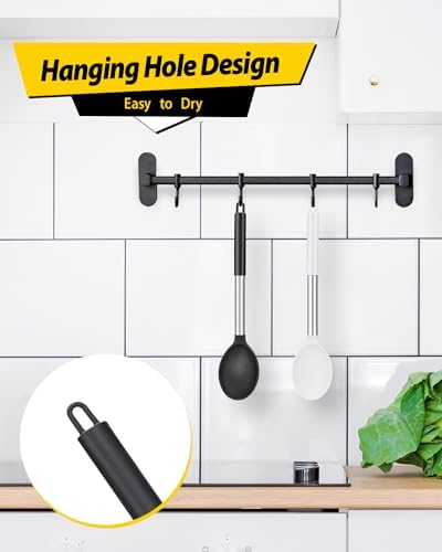 BUNDLEPRO Silicone Cooking Spoons