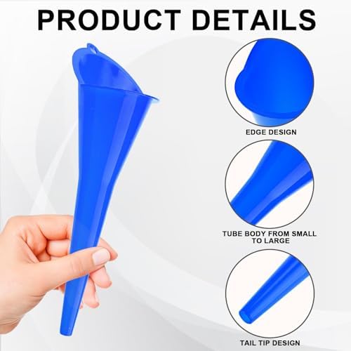 Long-Neck Oil Funnel for Automotive – Multi-Function Plastic Funnel for Oil