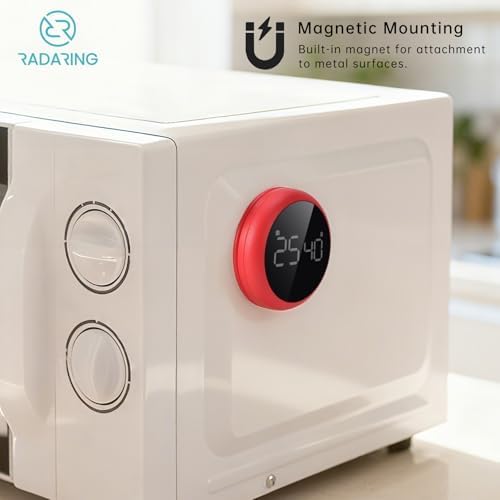 Rose Quick Que Kitchen Timers, Visual timers Large LED Display Magnetic