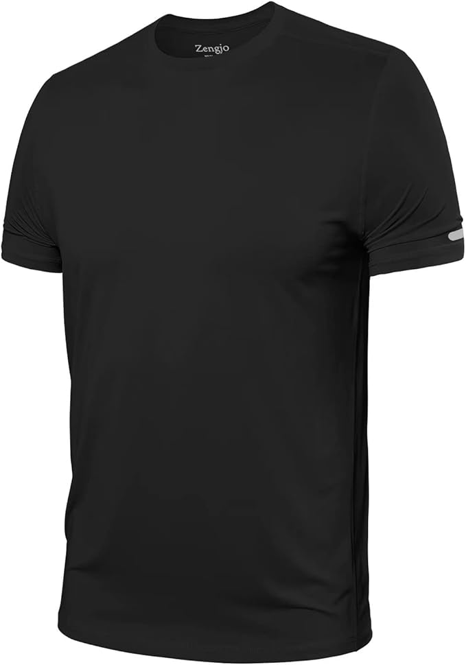 Men's Quick Dry Athletic Gym T-Shirt Moisture Wicking Workout Tee