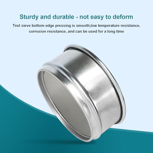 4" 304 Stainless Steel Lab Sieve, 400 Mesh Screen Sifter