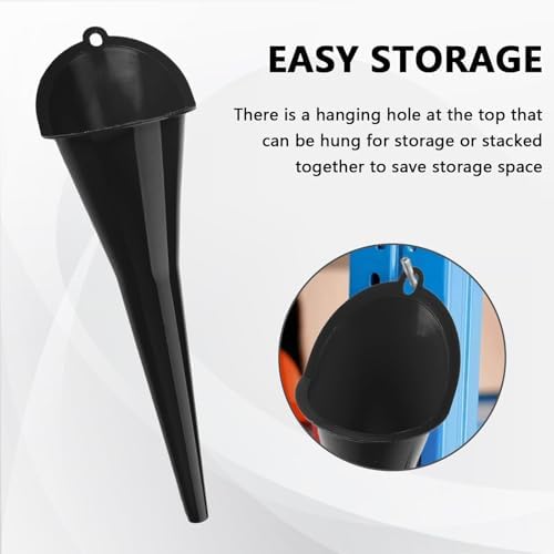 Long-Neck Oil Funnel for Automotive – Multi-Function Plastic Funnel for Oil