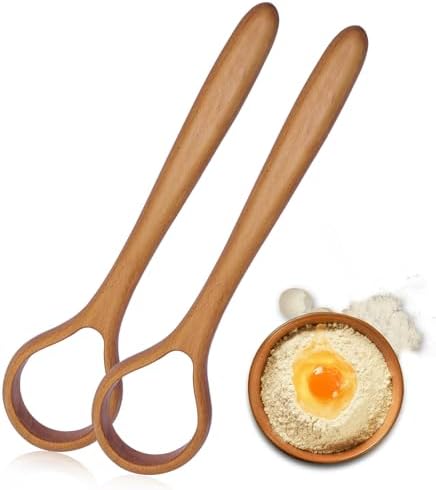 Danish Dough Whisk Set of 2 – 13-Inch Bread Making Tools