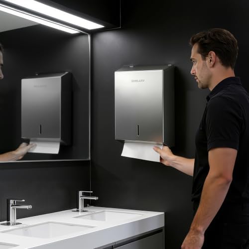 Gorlary Commercial Paper Towel Dispenser Wall Mount
