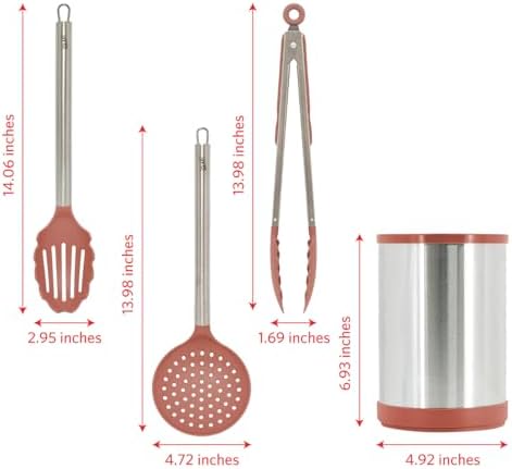 Glad Kitchen Utensils Set, Spaghetti Server, and Skimmer