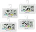 Geevon Refrigerator Thermometer Digital Fridge Thermometer 4 Pack