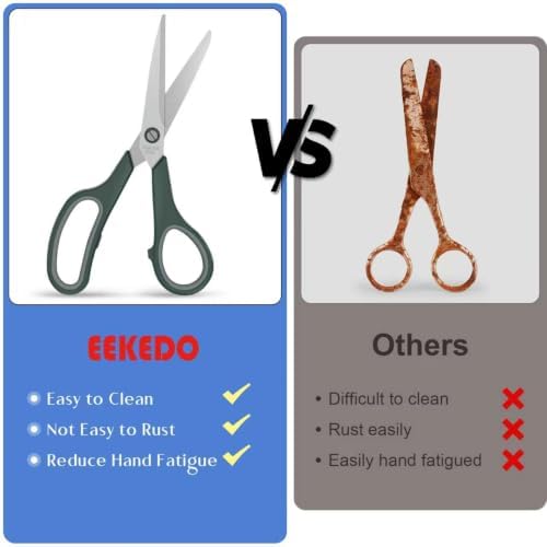 3 Pack All Purpose Scissors for Office School Craft Scrapbook