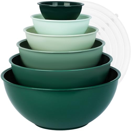 BoxedHome BPA Free Plastic Round Mixing Bowl