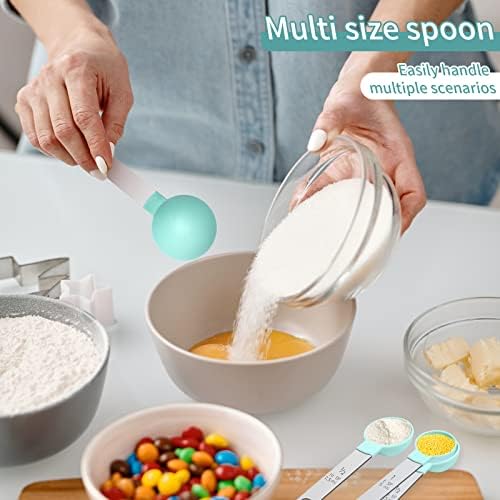Measuring Cups Set Measuring Spoons Set, Nesting Measure Cups