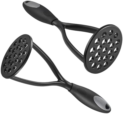 KSENDALO 2 Pack Potato Masher, Bean Smasher