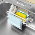 Cisily Kitchen Sink Caddy Sponge Holder in The Sink, Stainless Steel Kitchen