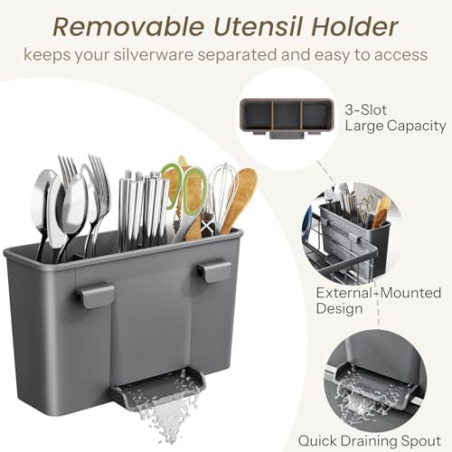 SNTD Dish Drying Rack for Small Kitchen Counter