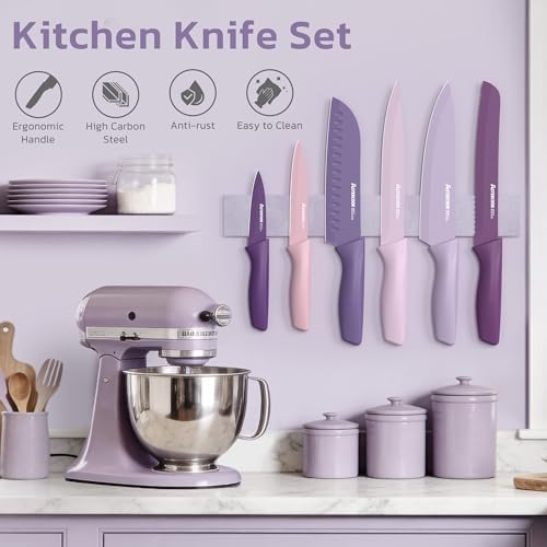 Astercook Knife Set, 13 Pieces Kitchen Knives Set