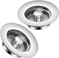 TGOSOMT Kitchen Sink Drain Strainer Stopper, Anti-Clog & Quick Drain