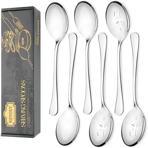 10-Inch 6 Piece Serving Spoon Set
