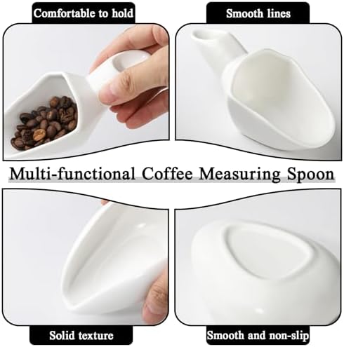 Ceramic Coffee Bean Dosing Cup Coffee Bean Measuring Scoop