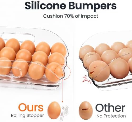 SMRCAD 18-Egg Holder for Fridge