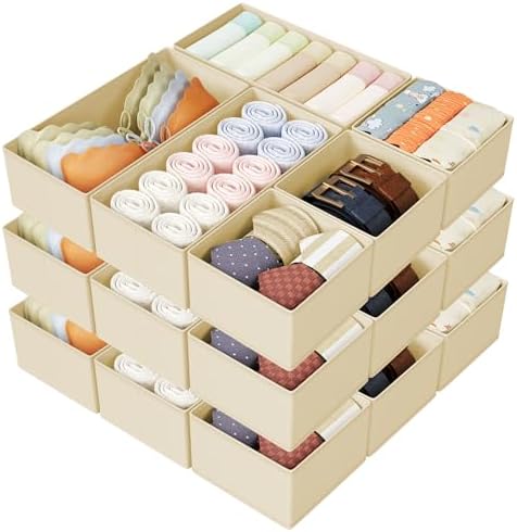 DIMJ Drawer Organizer Clothes Storage