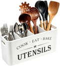 Wooden Kitchen Utensil Holder Organizer