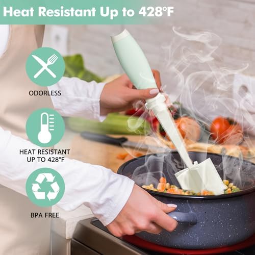 2Pack Meat Chopper Hamburger Masher Ground Beef Smasher Utensil Mix Tool