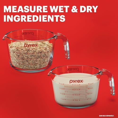 Pyrex Essentials Glass Measuring Cups Set