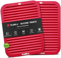 Walfos Silicone Trivets for Hot Pots and Pans