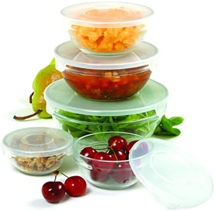 Norpro 10-Piece Nesting Glass Mixing/Storage Bowls