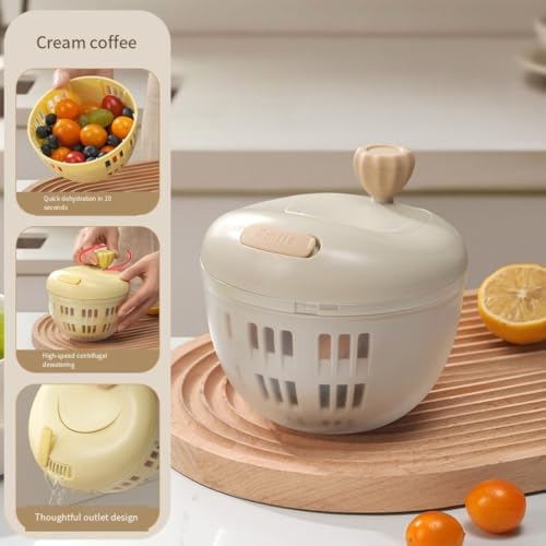 Small Salad Spinner with Non-Slip Base