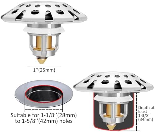AzWzz Bathroom Sink Stopper