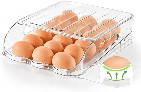 SMRCAD 18-Egg Holder for Fridge
