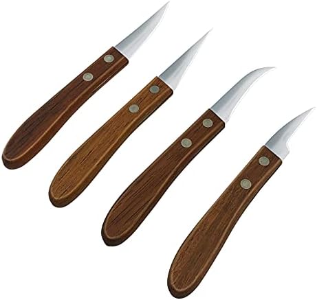 4 Pieces Kitchen Tool Vegetable DIY Carving Knives Professional Chef Knife